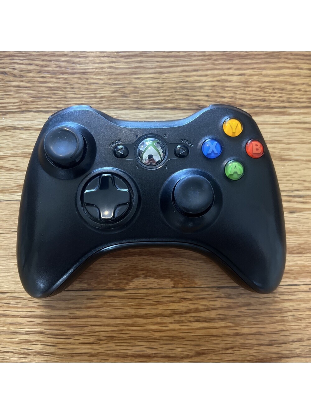 OEM Microsoft Xbox 360 & PC Windows Black Wireless Controller 1403